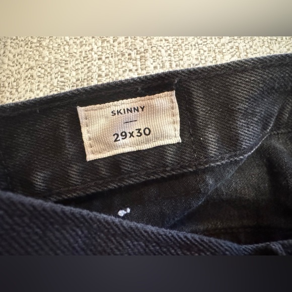 Pacsun Women’s Skinny Black Distressed Jeans Sz Waist 29 Length 30 - Picture 7 of 12